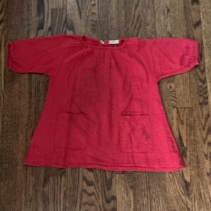 Red Long Sleeve Kids Tee